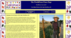 Desktop Screenshot of johnworldpeace.com